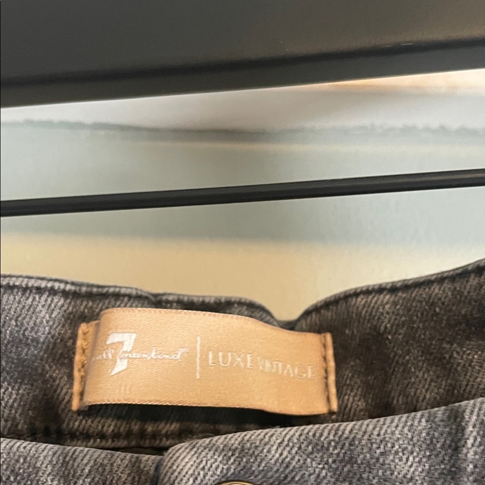 7 For All Mankind Luxe Vintage Gray Jeans